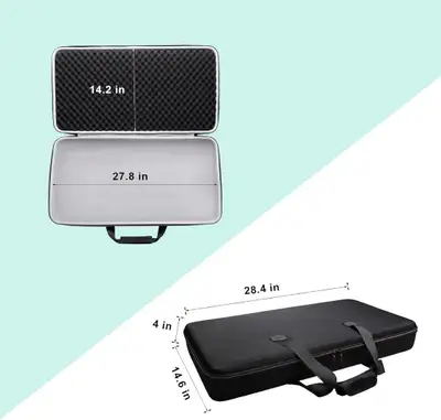 DJ  Carrying Case. Brand New. Black outside Semi hard, View more