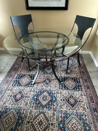 Glass Dining Table and Chairs, View more