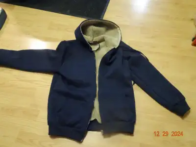 Women's Winter Sherpa-Lined Sweatshirt Jacket, View more
