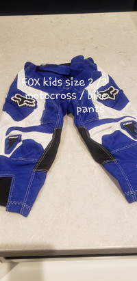 Toddler motocross fox pants
