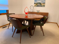 Dining Table 56" round with built in lazy susan