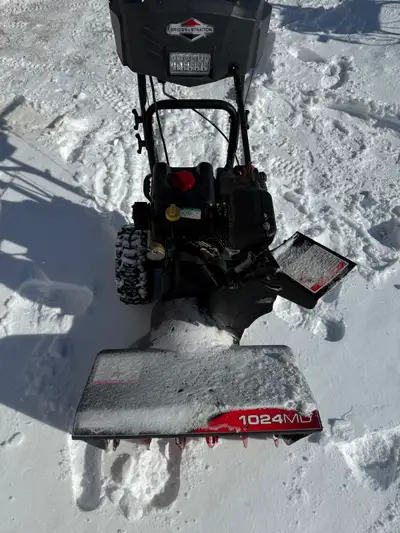 24” Briggs and Stratton snowblower, View more