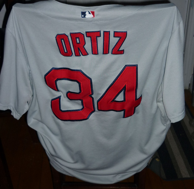 Boston Red Sox #34 Ortiz MLB Baseball Jersey Shirt Full Stitched in Baseball & Softball in Sudbury - Image 2