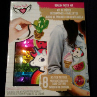 NEW Fashion Angels Sequin patch kit, No Sew Patches Great gift!