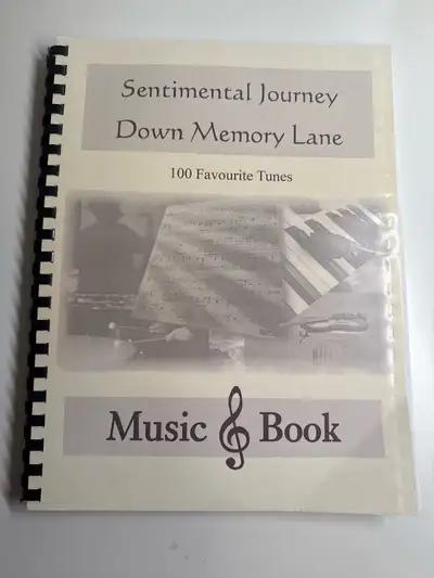 Sentimental Journey Music Book with lyric book, View more