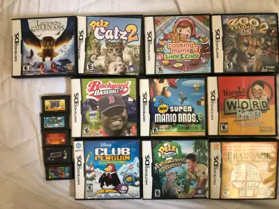 DS and Nintendo Game Boy games, View more