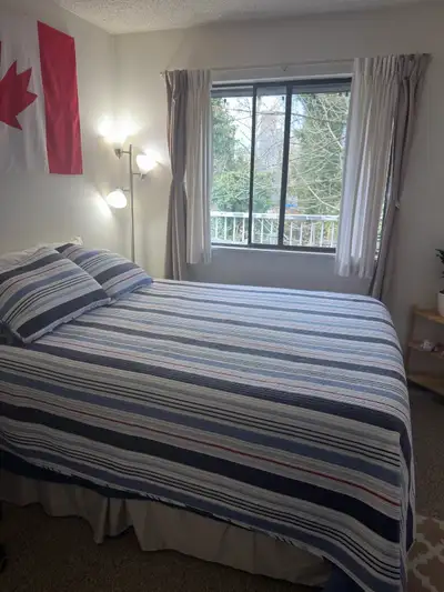2bedroom apartment with shared bathroom. Fully stocked with tools kitchen. Strong wi fi and easy acc...