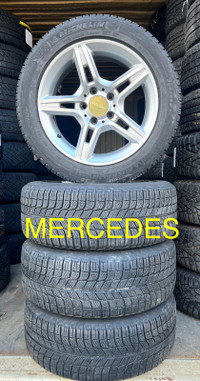 205/55R16 5x112 Mercedes C250 C300 B200 Michelin Winter