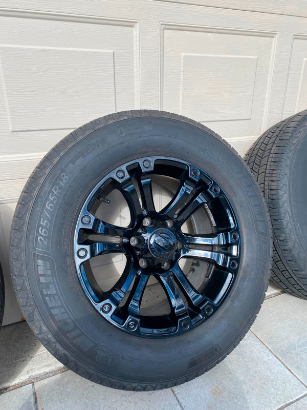Black DAI Mags with All Season Michelin Tires in Tires & Rims in Ottawa - Image 3