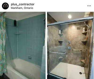 Bathroom renovation, View more