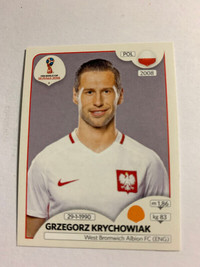 2018 PANINI FIFA WORLD CUP RUSSIA G. KRYCHOWIAK #605 POLAND