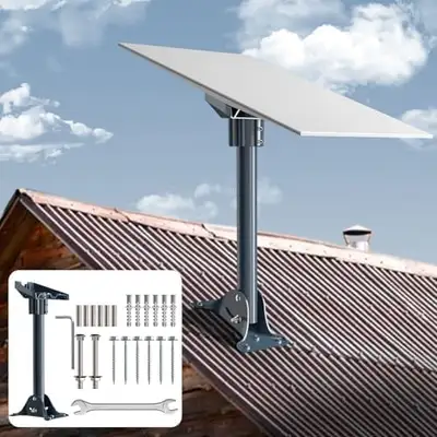 Starlink Gen 3 Roof Mount Kit - Aluminum Adapter + 15.7" Pole, View more