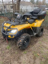 2012 canam outlander 500 xt with power steering 