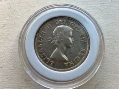 Silver Cdn 50c 1953, View more
