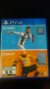 PS4 - game - FIFA19 & NHL19