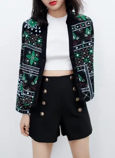 Zara blazer jacket suit veste manteau suit aritzia veston blouse, View more