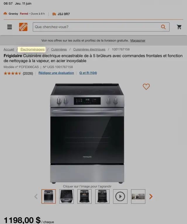 Frigidaire Ensemble Électro-menager in Stoves, Ovens & Ranges in Québec City - Image 8