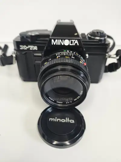 Vintage Minolta X-7A Film Camera, View more