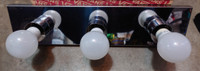 Vanity wall light - 3 light bulbs