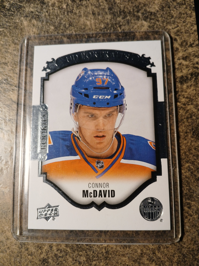 CONNOR McDAVID--2015-16 Rookie Card UD PORTRAITS Gem Mint, View more