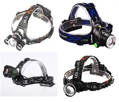 Outdoor T6 LED Powerful Headlamp Flashlight, View more