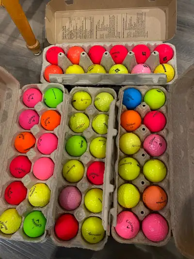 Coloured golf balls, View more