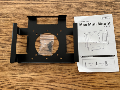 Mac Mini under desk/vesa mount, View more