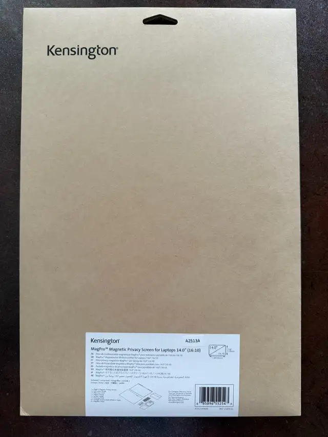 Kensington MagPro Magnetic Privacy Screen 14” 16:10 Brand new in Laptop Accessories in City of Toronto - Image 4