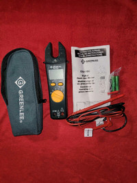 NEW Greenlee CSJ-100 AC Open Jaw Clamp Meter