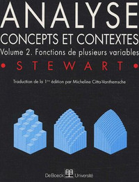 Analyse Concepts & Contextes Vol 2 Fonc plusieurs 1re éd Stewart