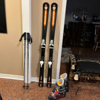 150 Dynostar ski , boots 