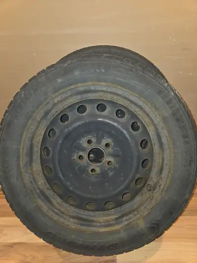 4 - 16 inch rims in good condition. Dynamo winters, might have 1 season left. $300obo