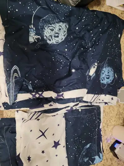 kids reversable twin duvet cover, View more