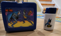 1982 Vintage Batman Lunch Box With Thermos