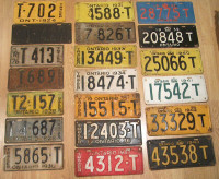 Wanted Old Ontario Licence Plates