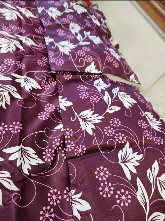 Brand New 3 pieces Queen size bedsheet set in Bedding in Peterborough - Image 4