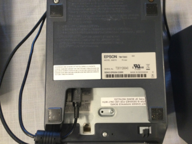 3 Epson Receipt Thermal Printers T120II in Printers, Scanners & Fax in City of Halifax - Image 2