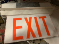 Used exit signs 