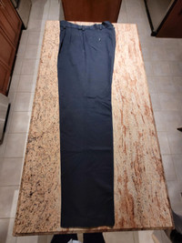 Men's Dress Pants by Haggar - Size 34 x 34 - Dark Blue - Stretch