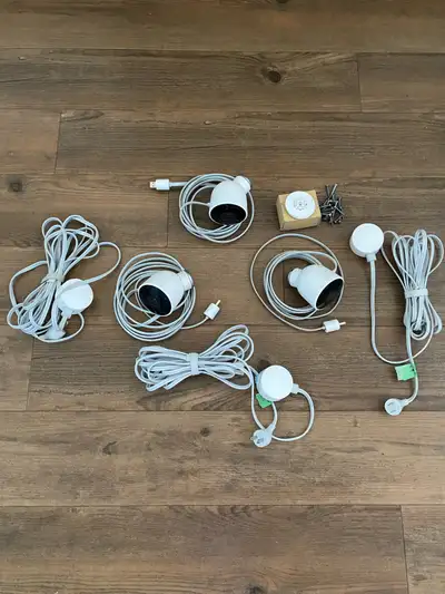 Google nest security cameras, View more