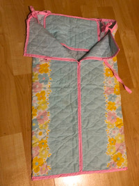 Baby bunting blanket, quilted + other baby items & blankets