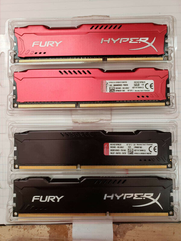 4 x 4 GO barres mémoire DDR3 HyperX dans Autre  à Laval/Rive Nord