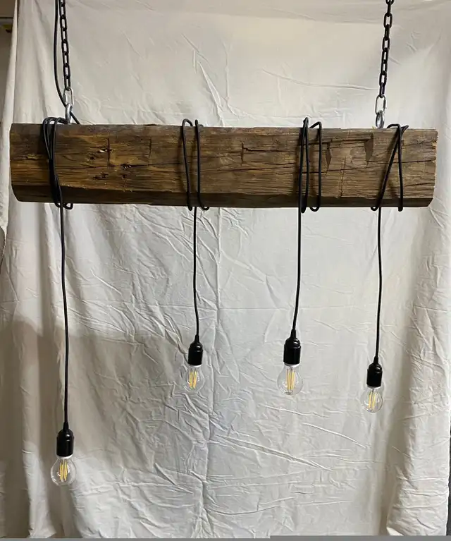 Custom Rustic Beam Chandeliers in Indoor Lighting & Fans in Cornwall - Image 4