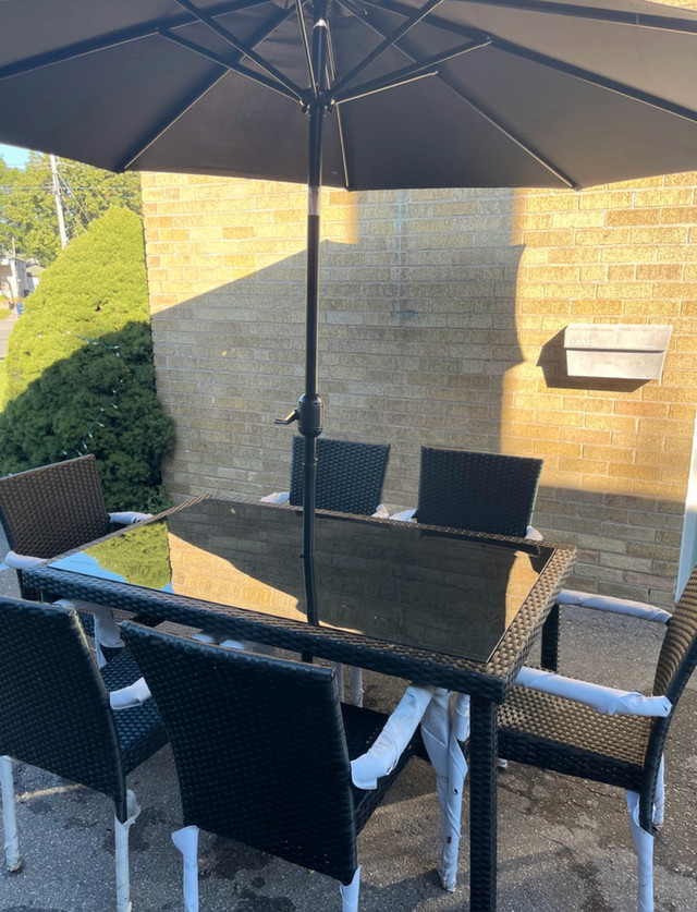 Outdoor Patio Dining Furniture Set dans Mobilier pour terrasse et jardin  à Ville de Toronto - Image 2