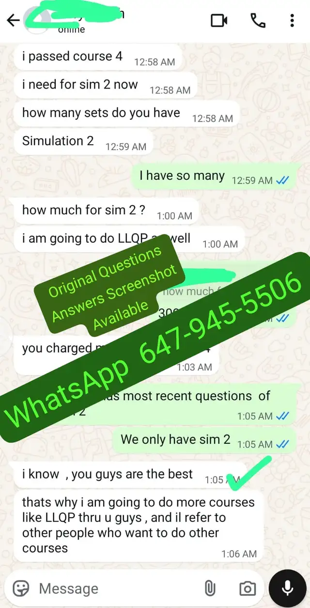 Original Questions Answers Available RIBO LLQP OTL Real Estate