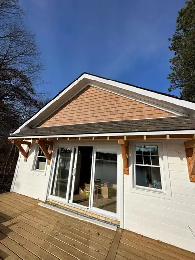 @Gutter 5* 6* @All kind of siding @Soffit facia @Window/garage capping @Service repair on time