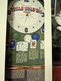 A NEW Texas Hold'Em Poker Clock.   7 X 16