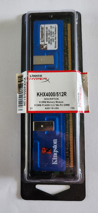 Kingston Memory DDR2 KHX4000/512R
