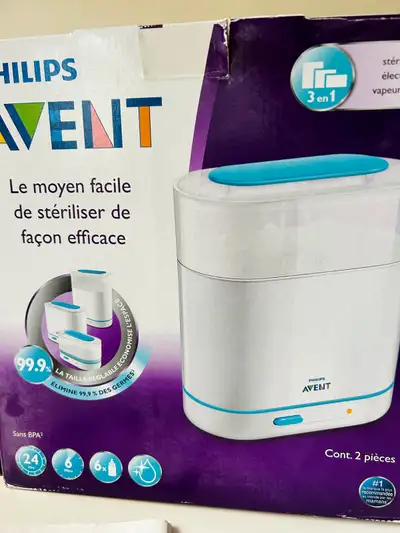 Philips Avent 3 in 1 steam sterilizer, View more
