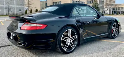 2008 Porsche 911 TURBO. Mezger engine last analog Porsche. Black/Sand leather,tiptronic, new tires,...
